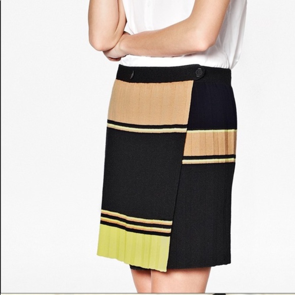 French connection colour block skirt